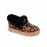 Vintage Plain All Season Wearable Daily Flat Shoes Faux Fur Slip On Deep Mouth Single Shoes for Women