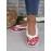 Party Text Letters Non-Slip Slip On Flat Heel Shallow Shoes Printing